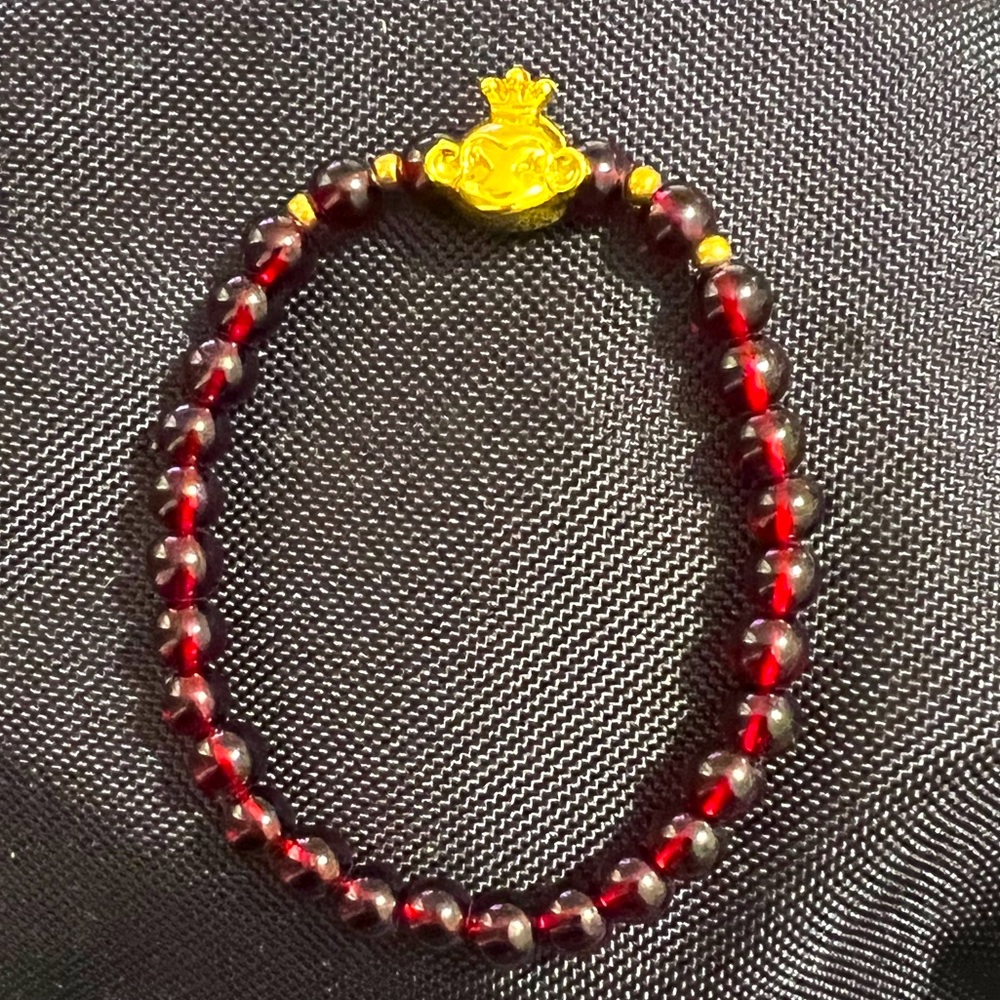 Red lucky monkey bracelet